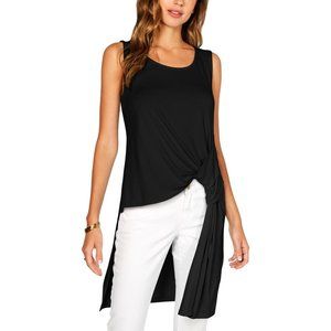 Alfani Knot-Detail High-Low Tunic - M